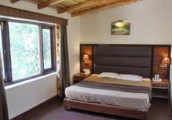 Bed view Room of Hotel Mount N Mist