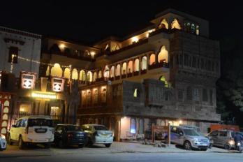 Front view of Harasar Haveli