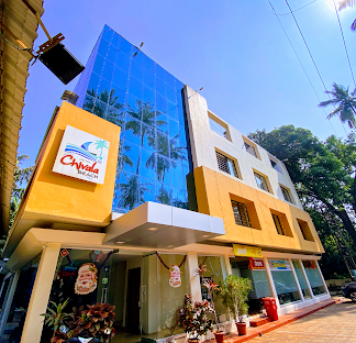 Front view of Hotel Chivala Beach