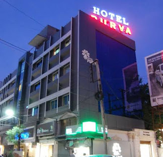 Front view of Hotel Purva Indore