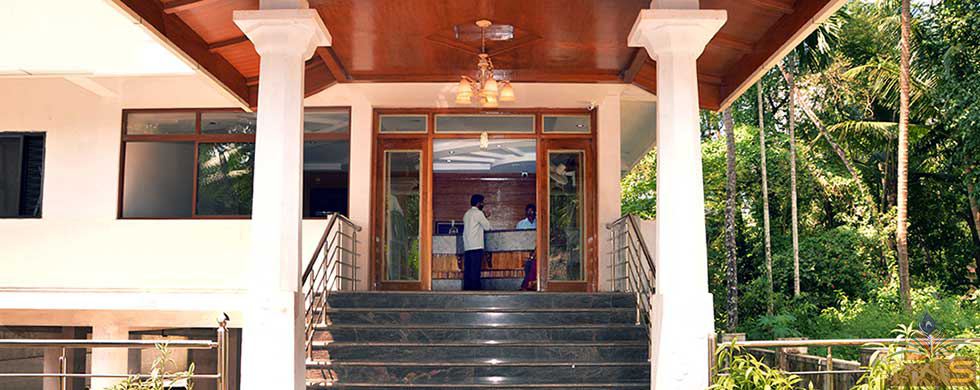 Front view of Hotel Srinivasa Residency