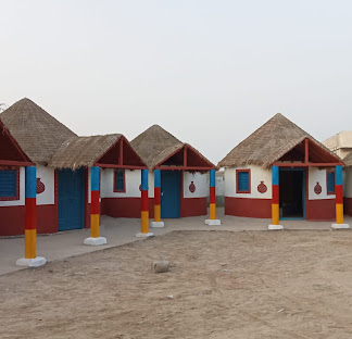 Front view of Rann Kutch Resort