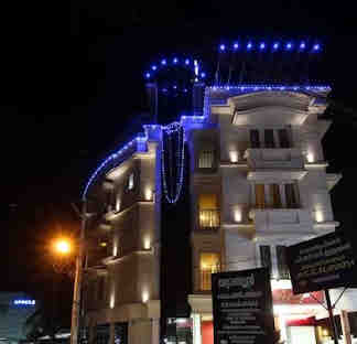 Front view of Srivar Hotels