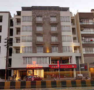 Front view of SVASTI Inn, Jamnagar