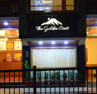 Front view of The Golden Crest Hotel