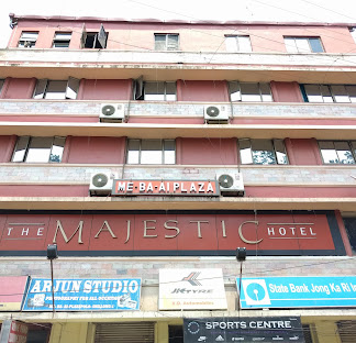 Front view of THE MAJESTIC HOTEL SHILLONG