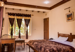 Morning view from room of Hotel Mount N Mist