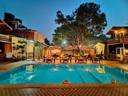 Night Outside view of La Vie Woods