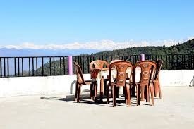 Terrace view of Hotel Taj Himalaya Khirsu